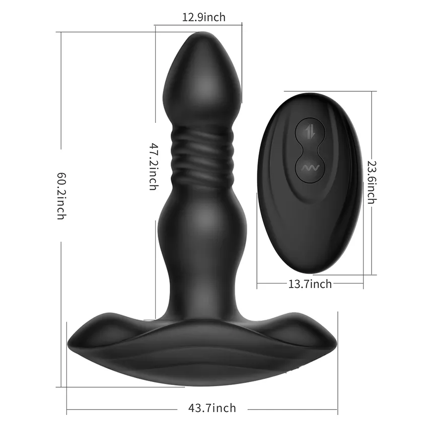 Persurs Remote Control and Thrusting Anal Vibator05